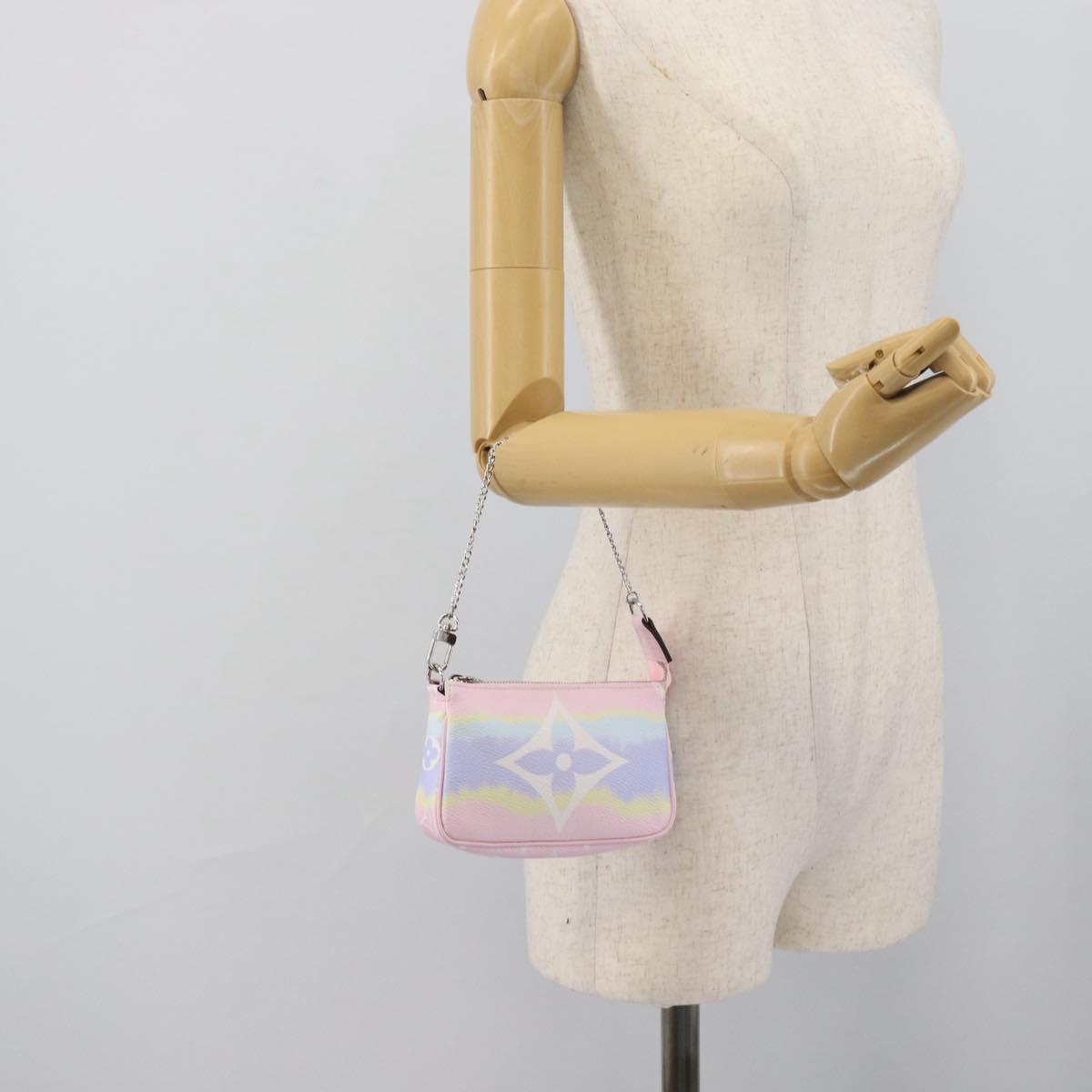 LOUIS VUITTON Monogram Escal Mini Pochette Accessoires Pouch M69269 Auth 191712M