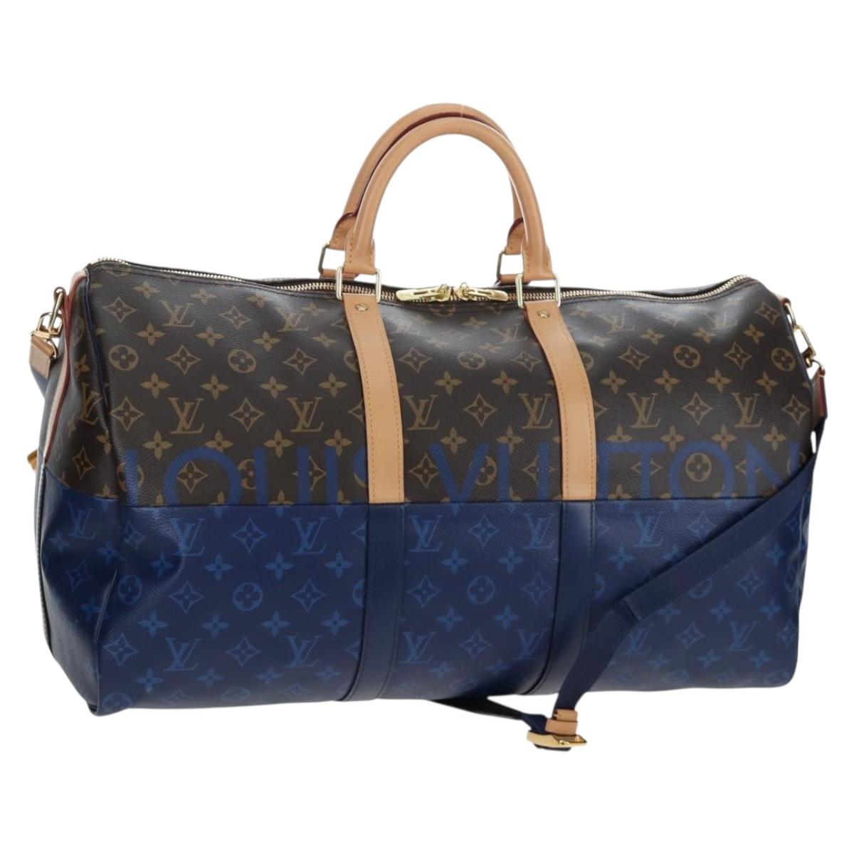 LOUIS VUITTON Monogram Split Keepall Bandouliere 50 Bag M43861 LV Auth 191722SM