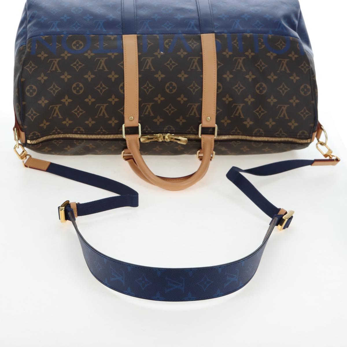 LOUIS VUITTON Monogram Split Keepall Bandouliere 50 Bag M43861 LV Auth 191722SM