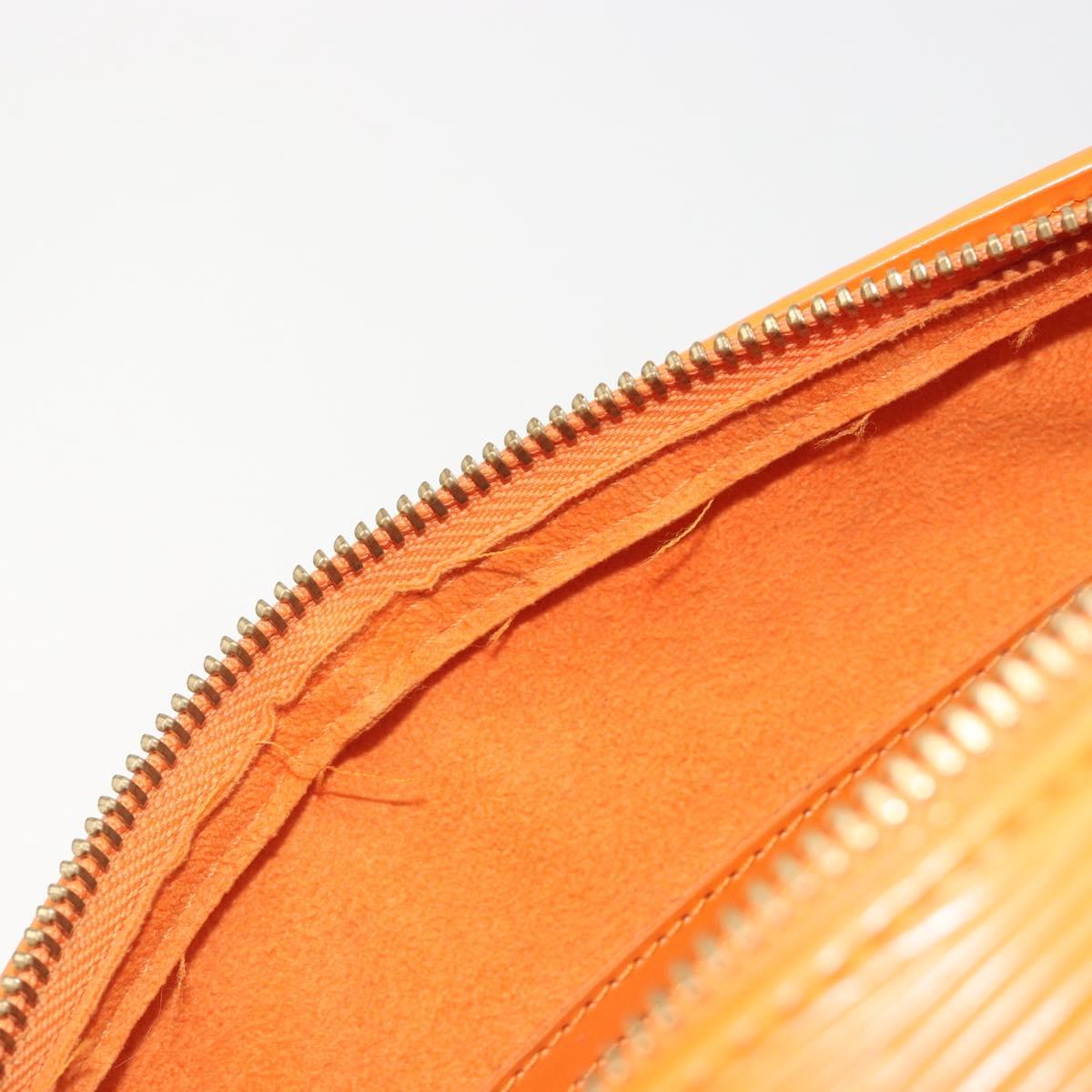 LOUIS VUITTON Epi Soufflot Hand Bag Orange Mandarin M5222H LV Auth 191732A