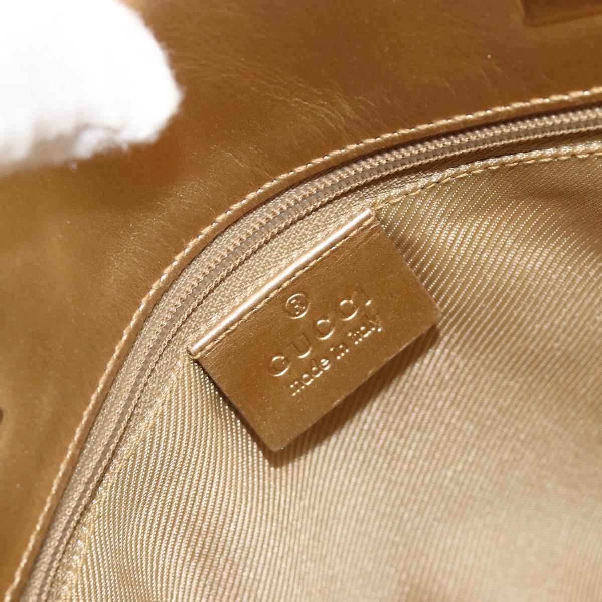GUCCI GG Canvas Tote Bag Light Blue Gold Tone 002.1099 Auth 191736