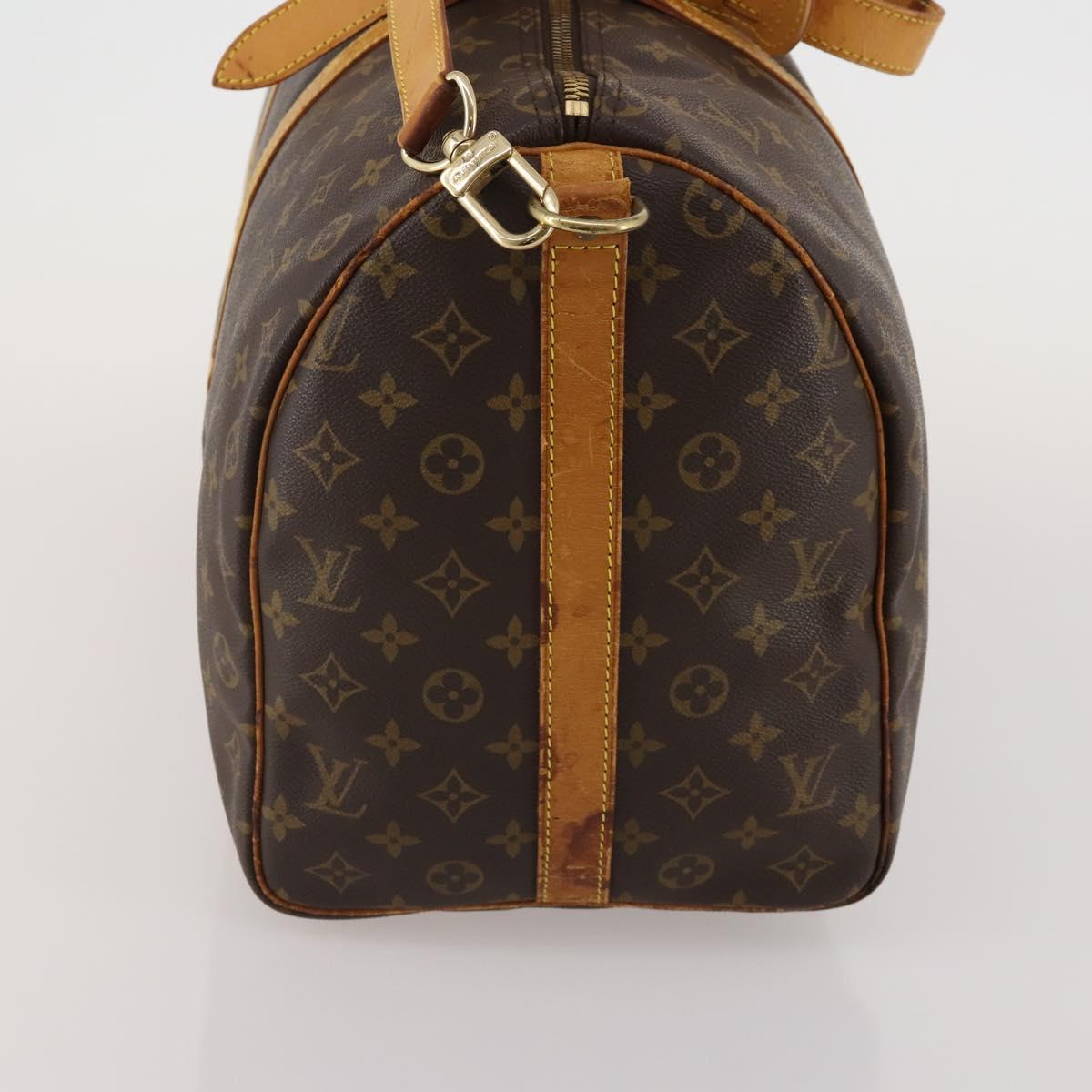 LOUIS VUITTON Monogram Keepall Bandouliere 50 Boston Bag M41416 LV Auth 191741