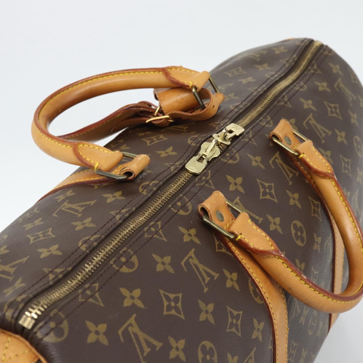 LOUIS VUITTON Monogram Keepall 50 Boston Bag M41426 LV Auth 191742A