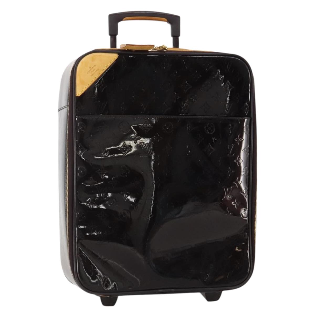 LOUIS VUITTON Monogram Vernis Pegas 45 Suitcase Amarante M91277 LV Auth 191745A
