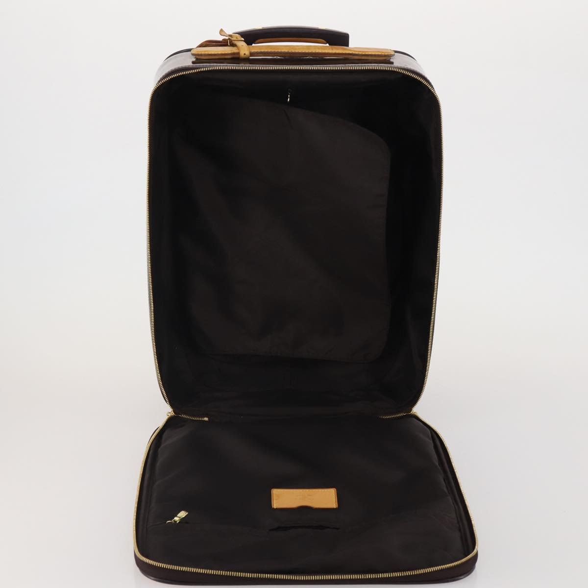 LOUIS VUITTON Monogram Vernis Pegas 45 Suitcase Amarante M91277 LV Auth 191745A