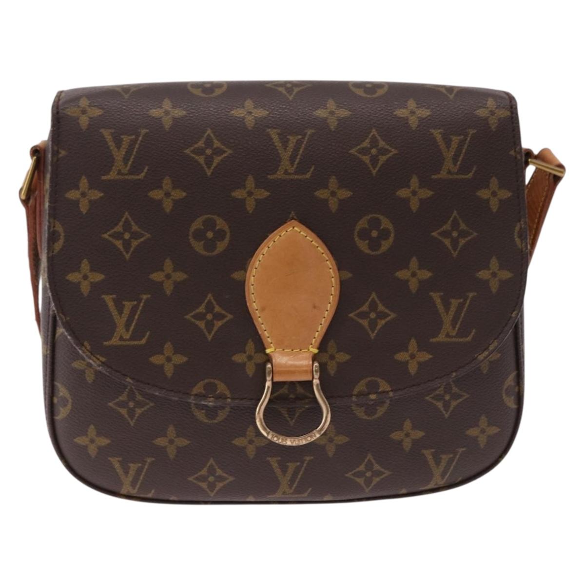 LOUIS VUITTON Monogram Saint Cloud GM Shoulder Bag M51242 LV Auth 191755