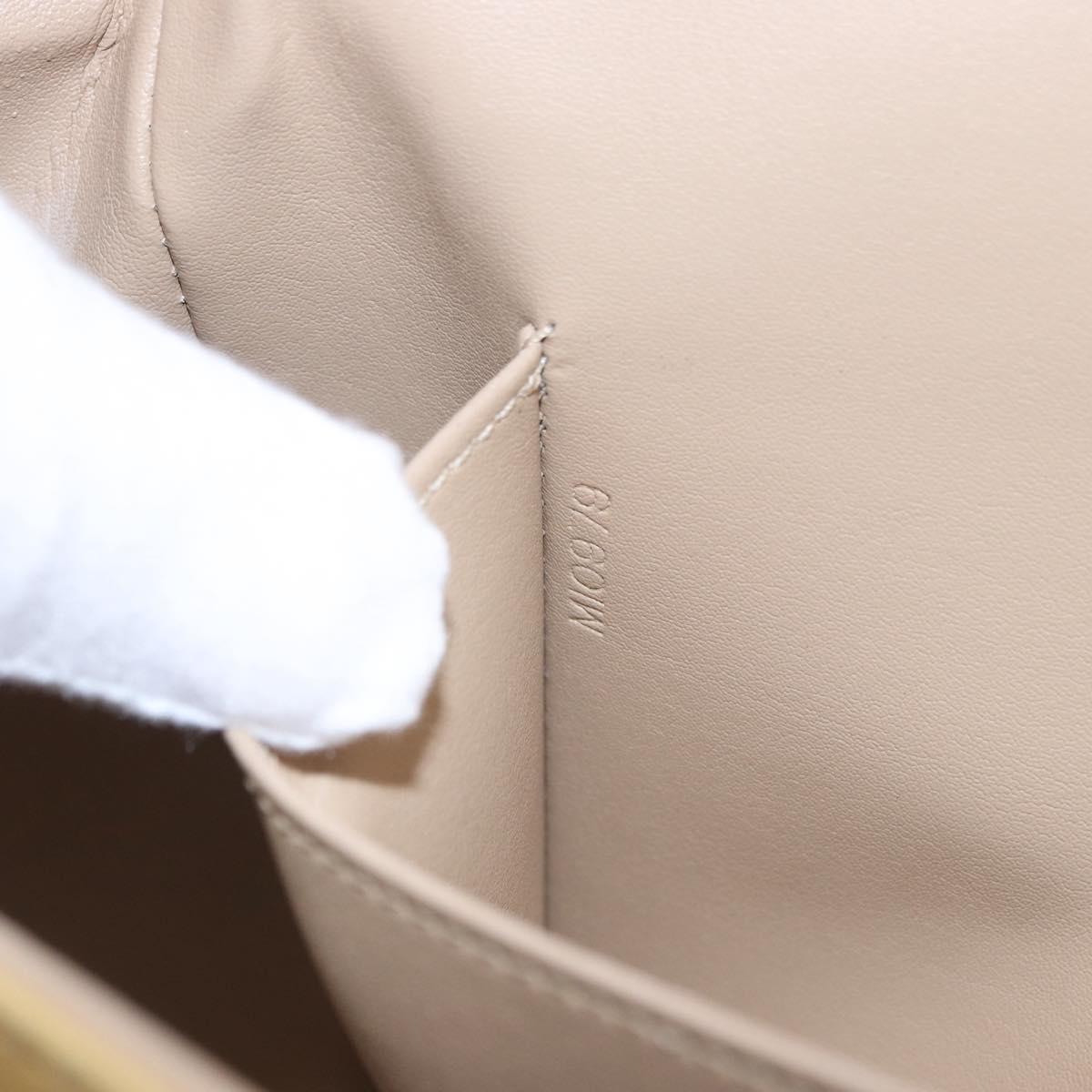 LOUIS VUITTON Monogram Vernis Thompson Street Bag Beige M91301 LV Auth 191759