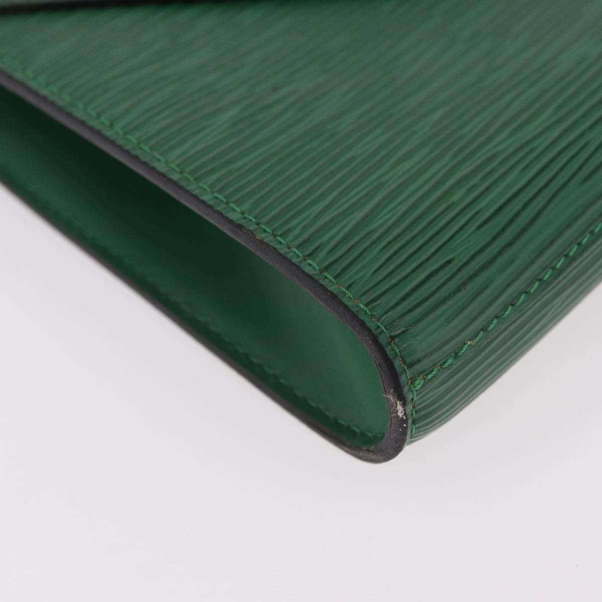 LOUIS VUITTON Epi Art Deco Clutch Bag Green M52634 LV Auth 191760A