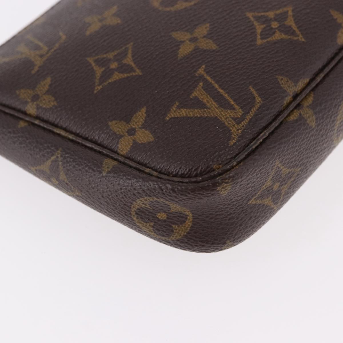 LOUIS VUITTON Monogram Pochette Accessoires Pouch M51980 LV Auth 191766