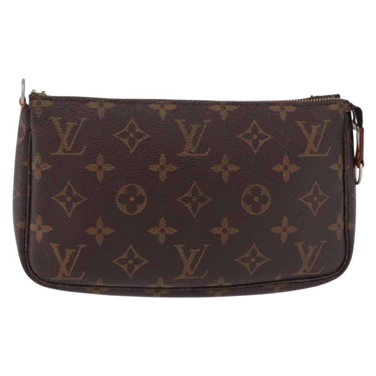LOUIS VUITTON Monogram Pochette Accessoires Pouch M51980 LV Auth 191766