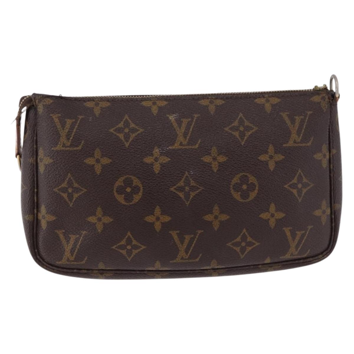LOUIS VUITTON Monogram Pochette Accessoires Pouch M51980 LV Auth 191766