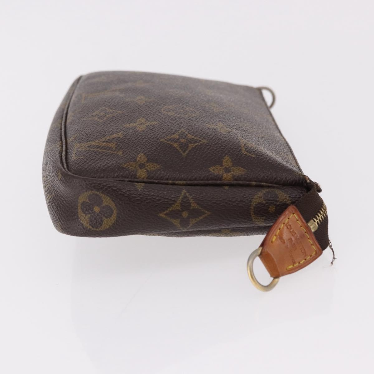 LOUIS VUITTON Monogram Pochette Accessoires Pouch M51980 LV Auth 191766