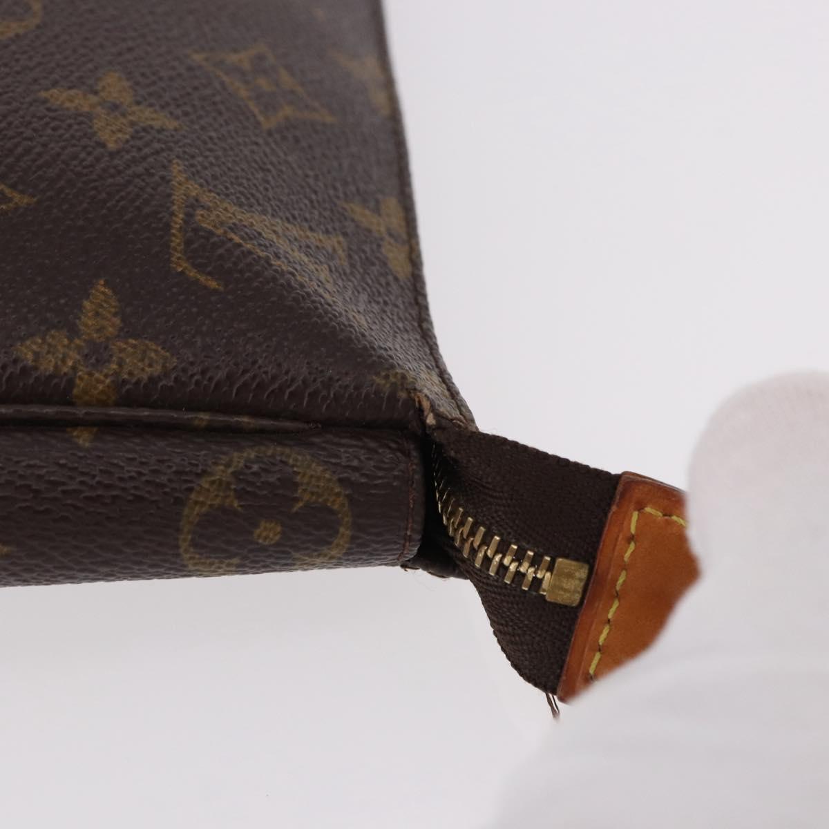 LOUIS VUITTON Monogram Pochette Accessoires Pouch M51980 LV Auth 191766