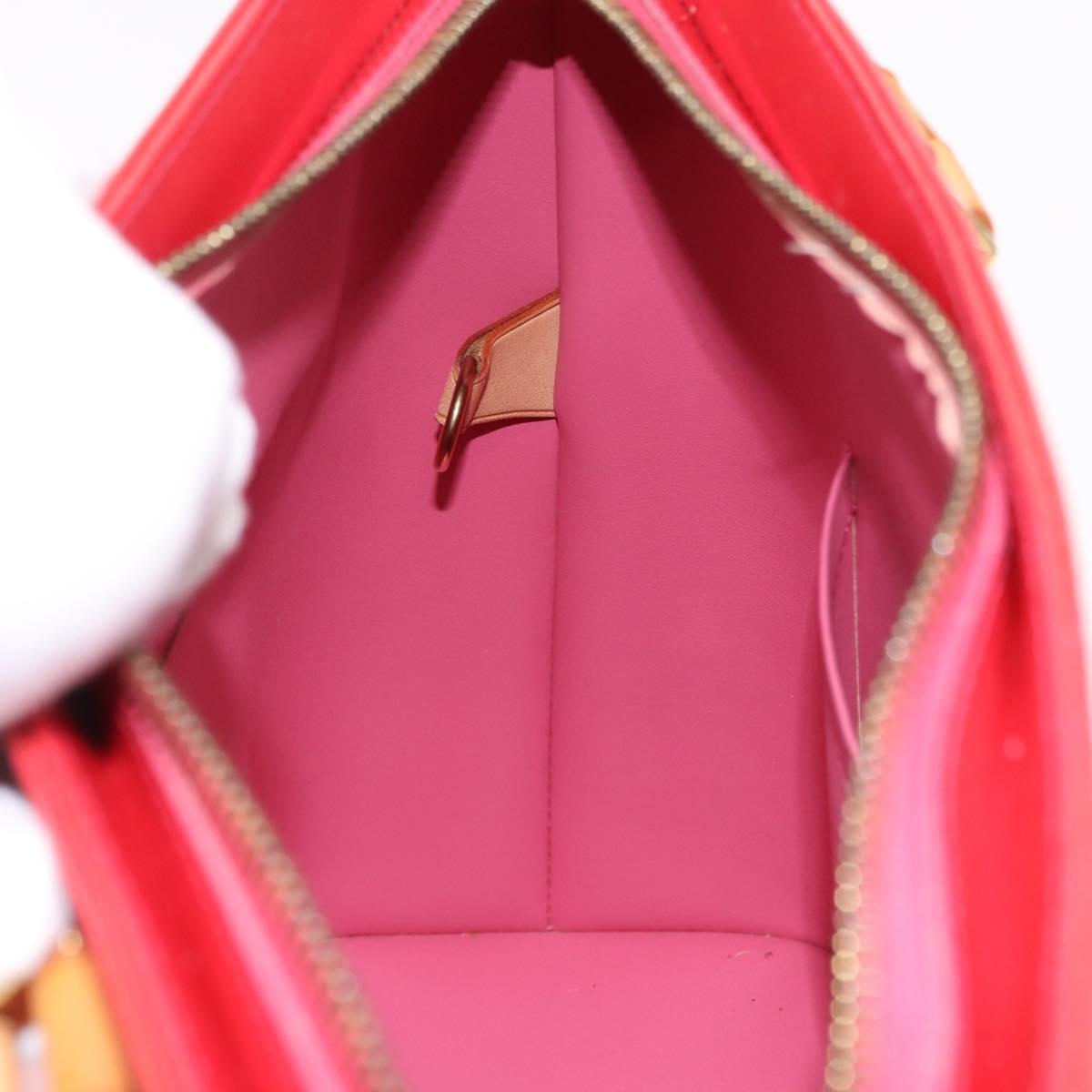 LOUIS VUITTON Monogram Vernis Houston Hand Bag Fran Boise M9135F LV Auth 191771