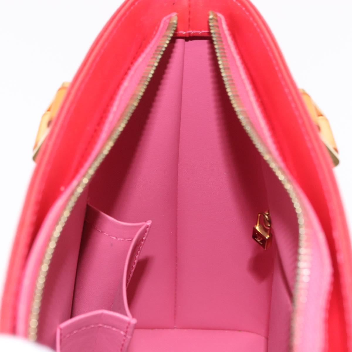 LOUIS VUITTON Monogram Vernis Houston Hand Bag Fran Boise M9135F LV Auth 191771