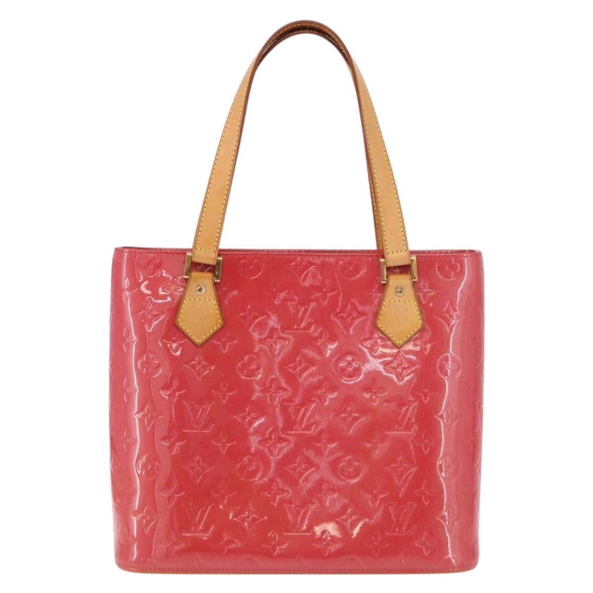 LOUIS VUITTON Monogram Vernis Houston Hand Bag Fran Boise M9135F LV Auth 191771