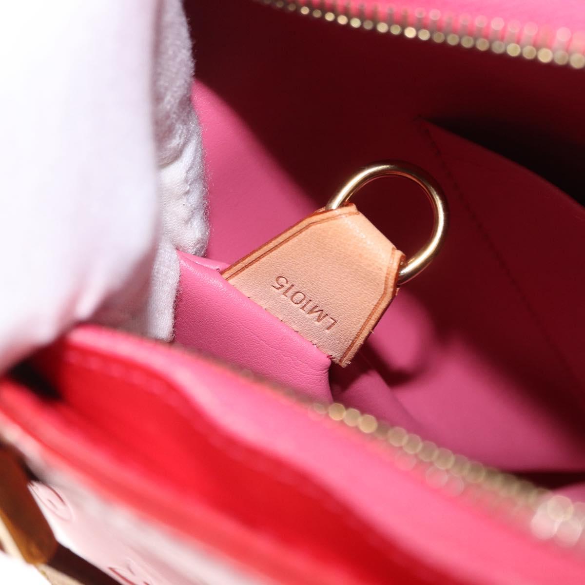 LOUIS VUITTON Monogram Vernis Houston Hand Bag Fran Boise M9135F LV Auth 191771