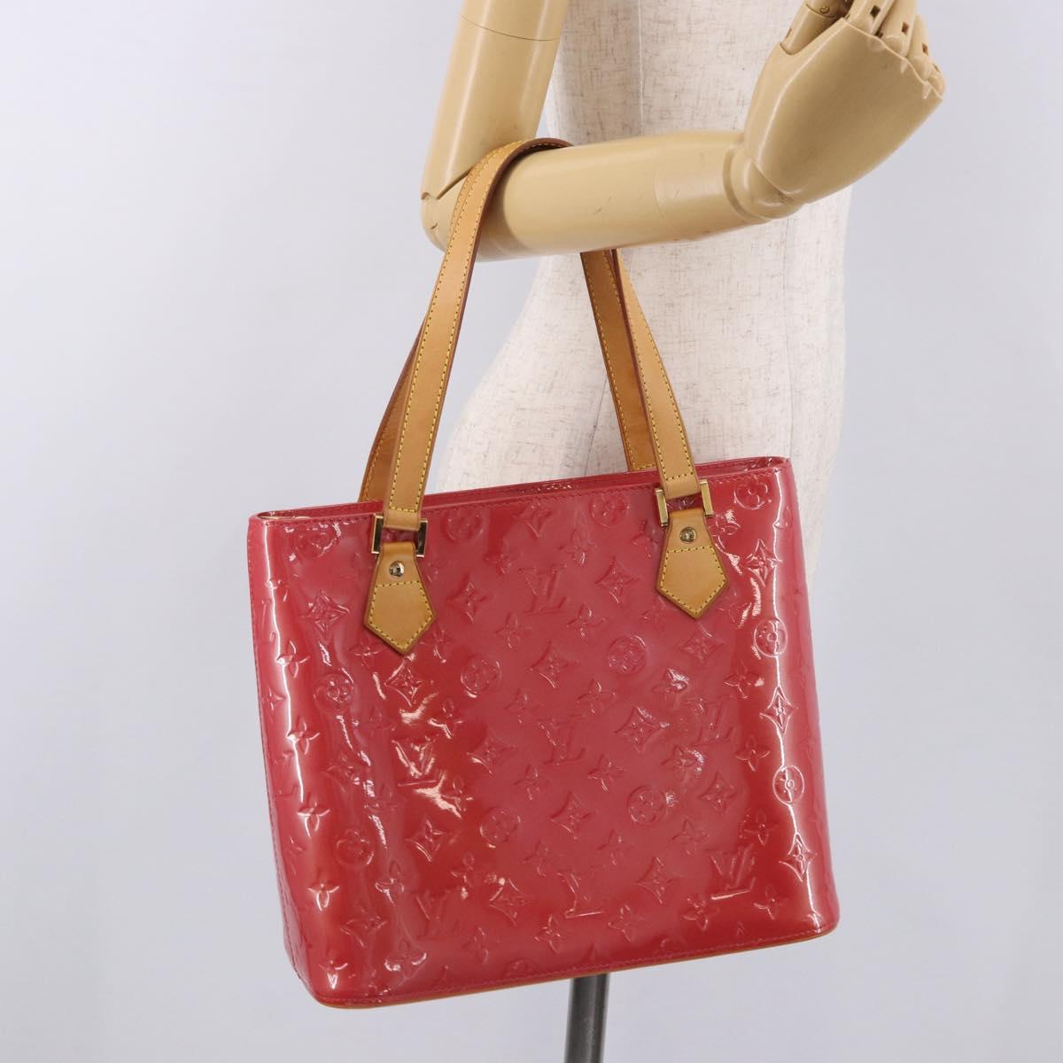 LOUIS VUITTON Monogram Vernis Houston Hand Bag Fran Boise M9135F LV Auth 191771
