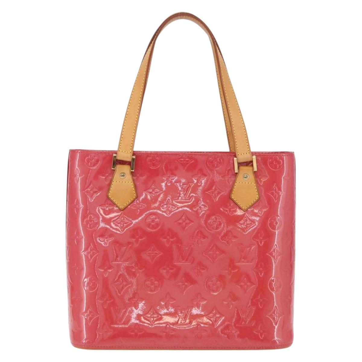 LOUIS VUITTON Monogram Vernis Houston Hand Bag Fran Boise M9135F LV Auth 191771