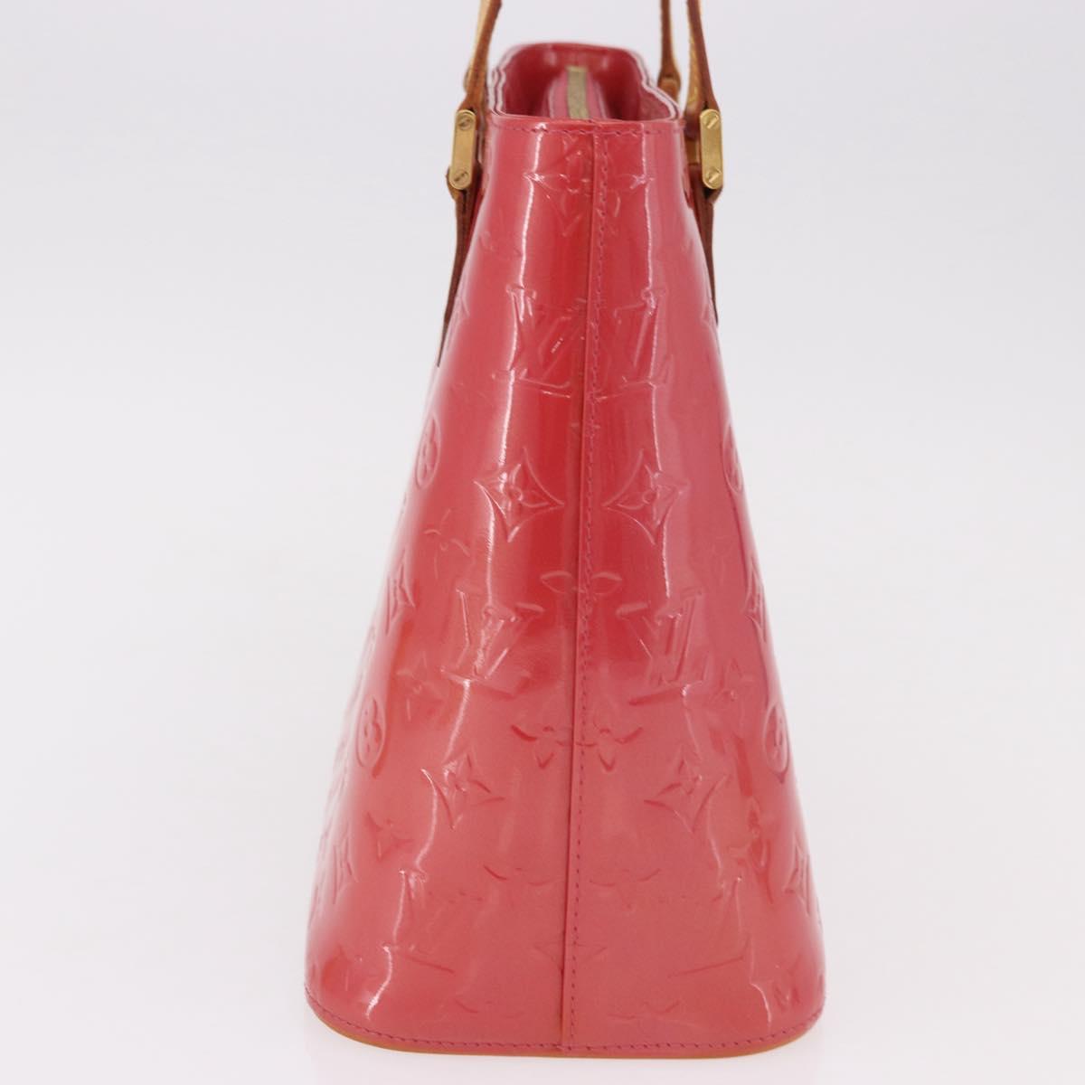 LOUIS VUITTON Monogram Vernis Houston Hand Bag Fran Boise M9135F LV Auth 191771