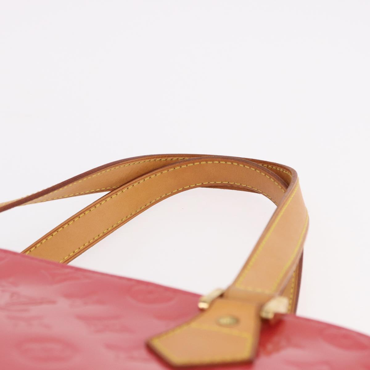 LOUIS VUITTON Monogram Vernis Houston Hand Bag Fran Boise M9135F LV Auth 191771