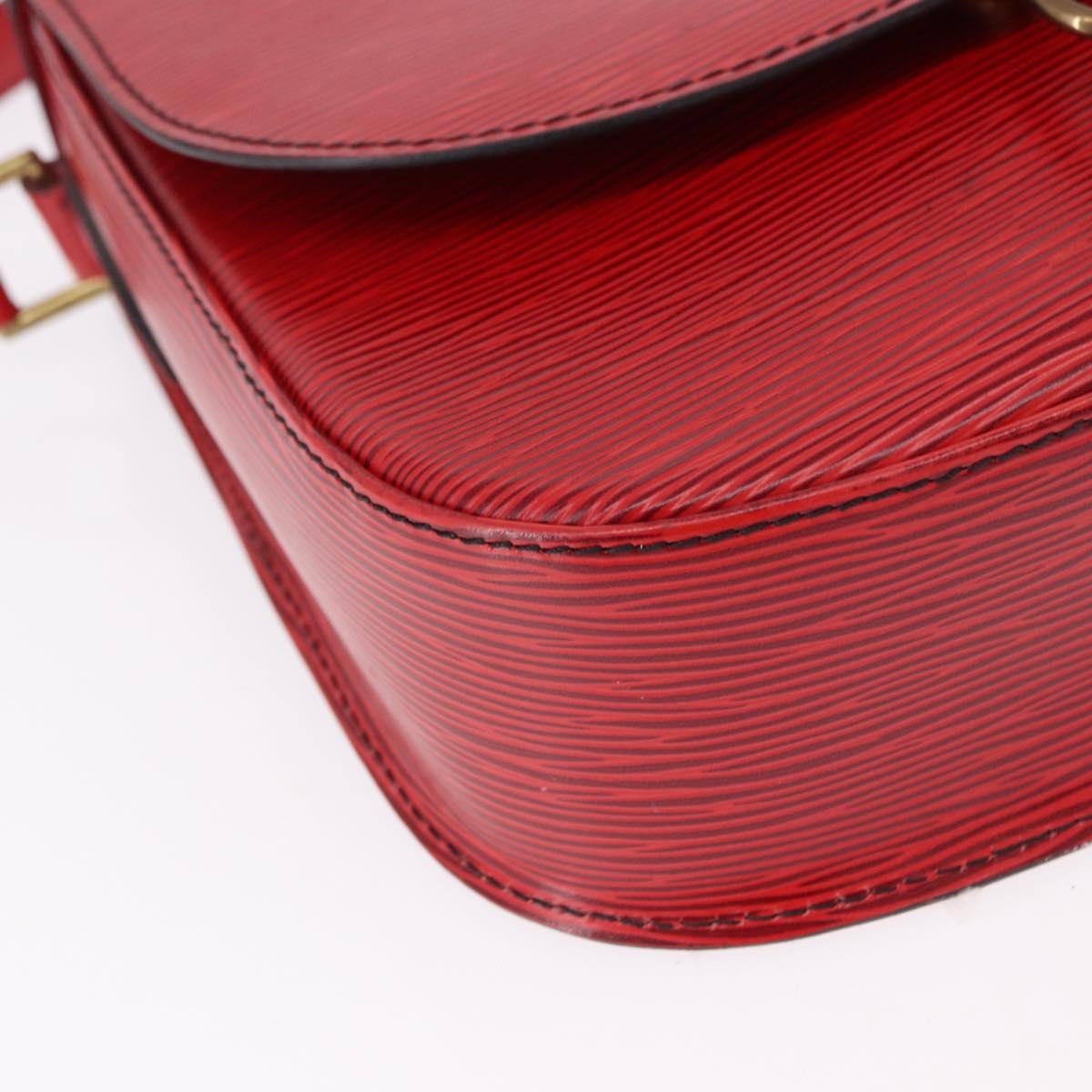 LOUIS VUITTON Epi Saint Cloud GM Shoulder Bag Red M52197 LV Auth 191772