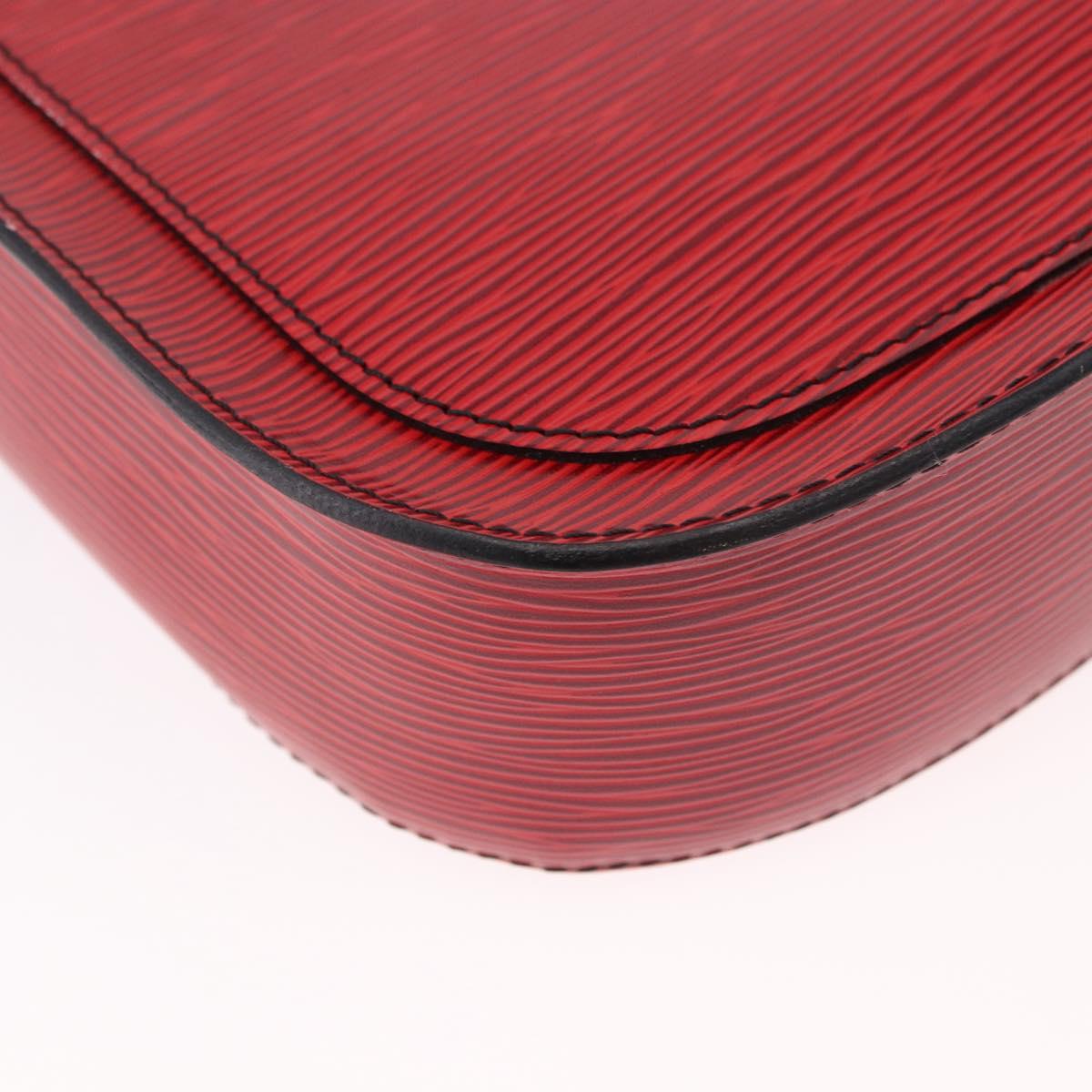 LOUIS VUITTON Epi Saint Cloud GM Shoulder Bag Red M52197 LV Auth 191772