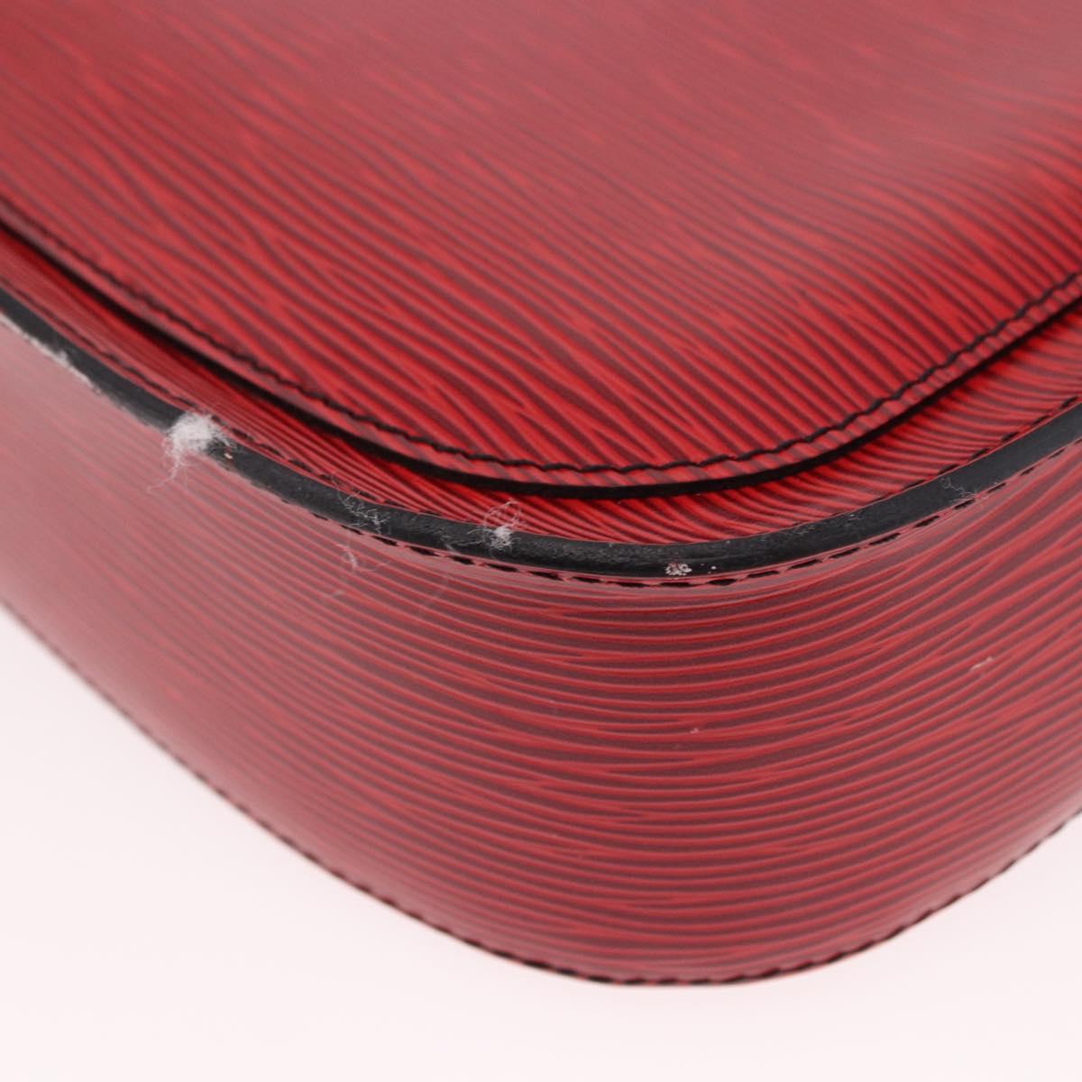 LOUIS VUITTON Epi Saint Cloud GM Shoulder Bag Red M52197 LV Auth 191772