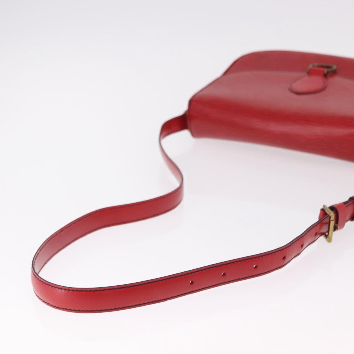 LOUIS VUITTON Epi Saint Cloud GM Shoulder Bag Red M52197 LV Auth 191772