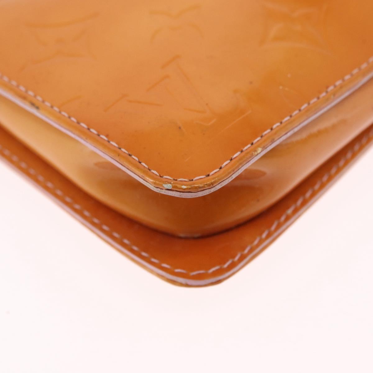 LOUIS VUITTON Monogram Vernis Lexington Accessory Pouch Rose LV Auth 191776