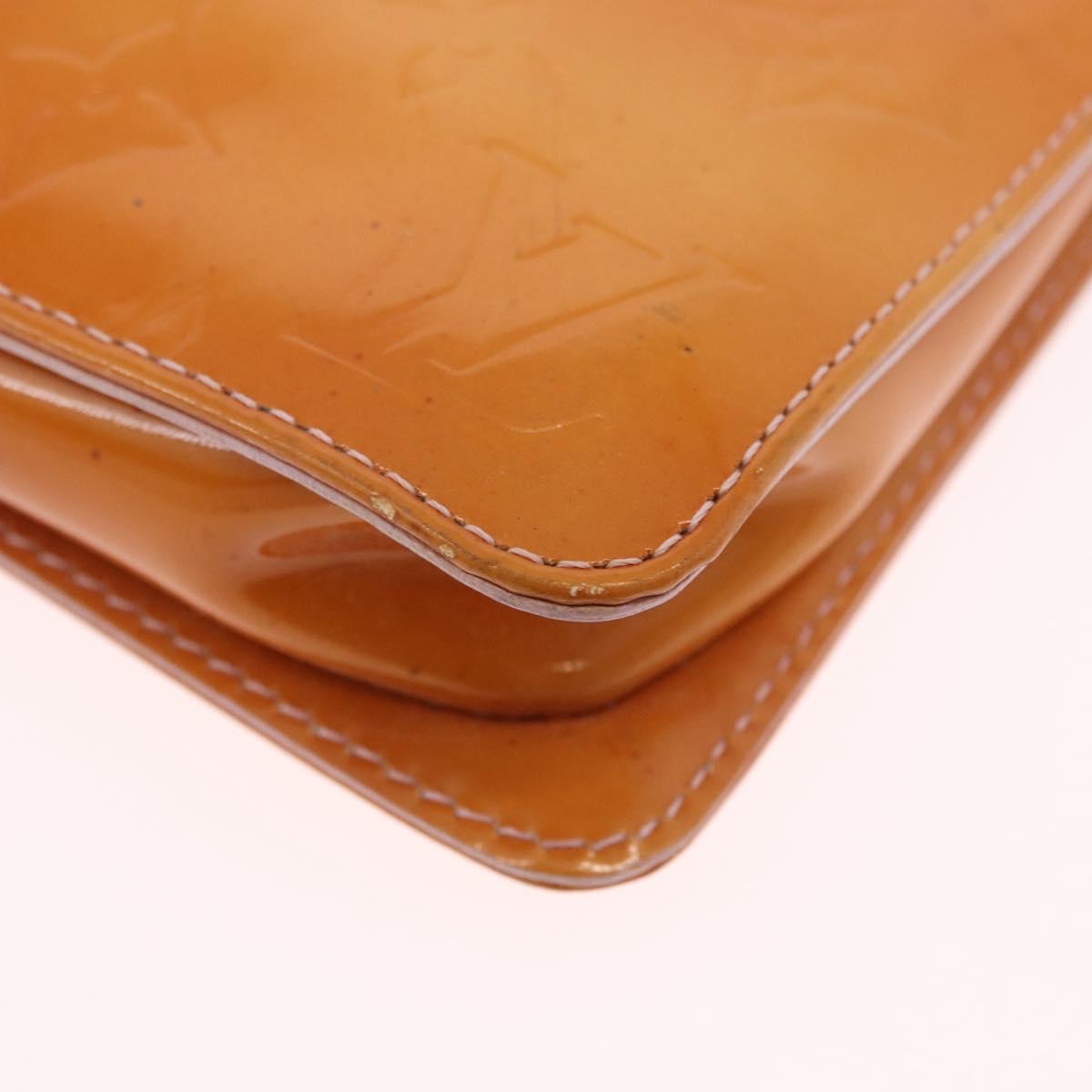 LOUIS VUITTON Monogram Vernis Lexington Accessory Pouch Rose LV Auth 191776