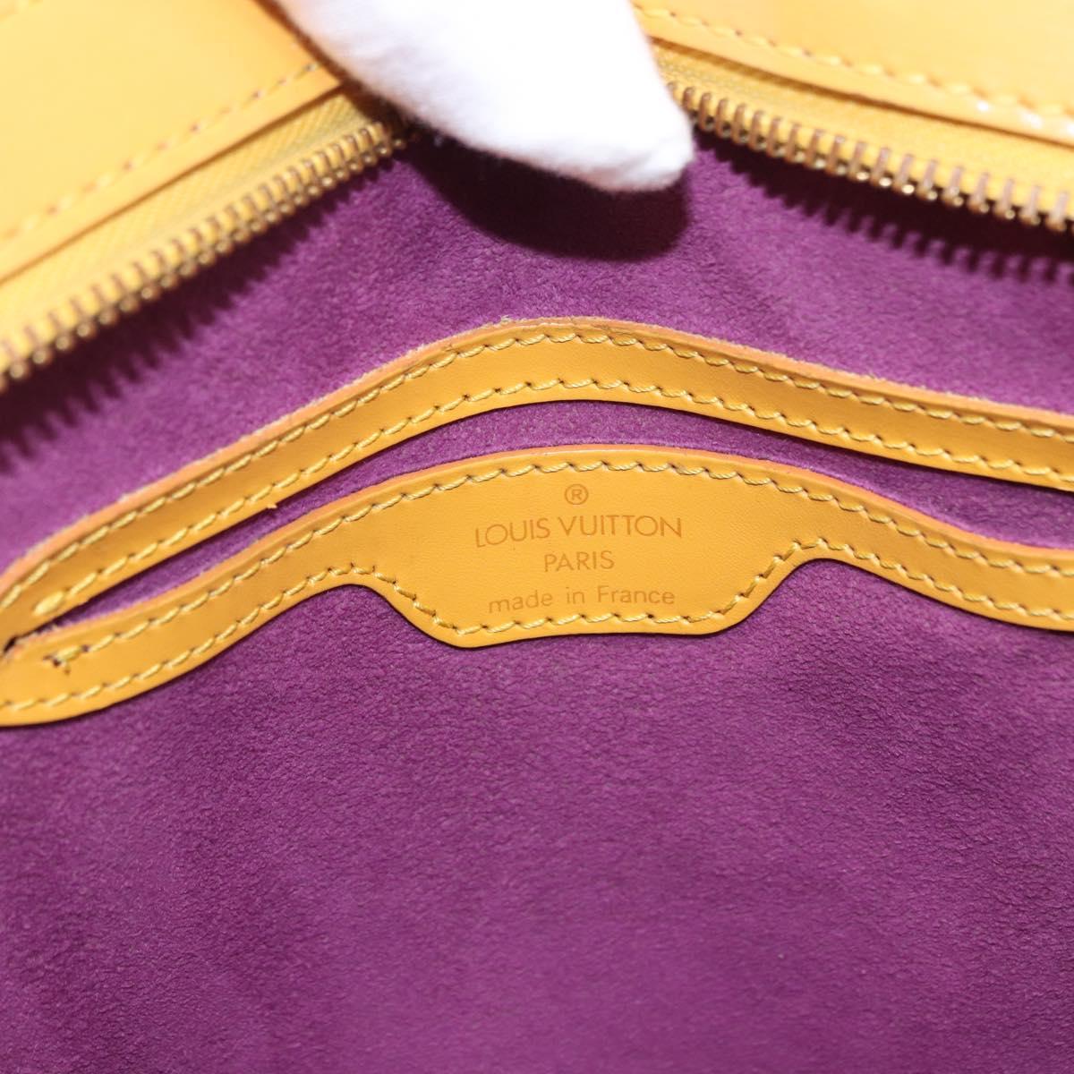 LOUIS VUITTON Epi Saint Jacques Hand Bag Yellow M52279 LV Auth 191777
