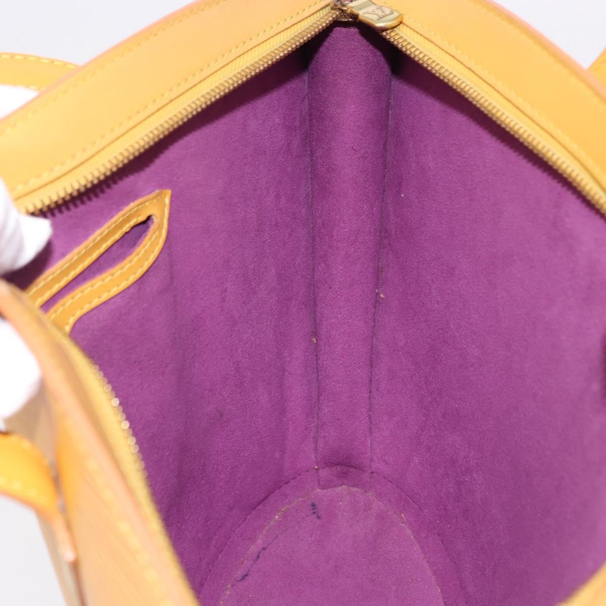 LOUIS VUITTON Epi Saint Jacques Hand Bag Yellow M52279 LV Auth 191777