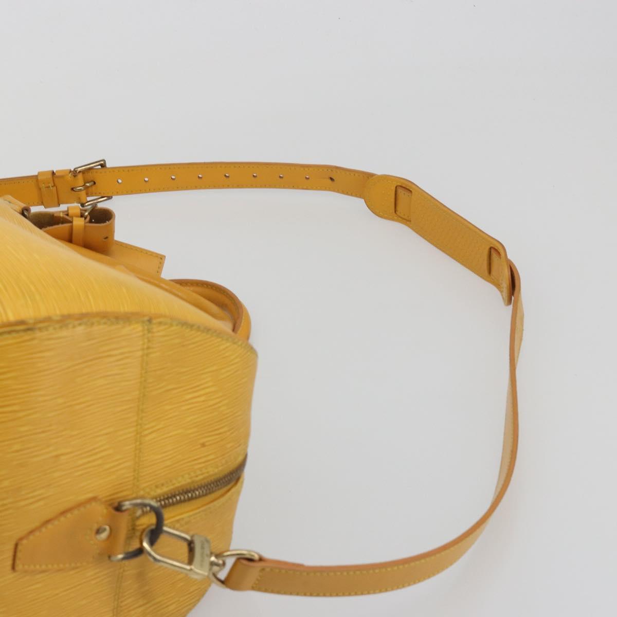 LOUIS VUITTON Epi Kendall PM Boston Bag SPO Yellow LV Auth 191778A