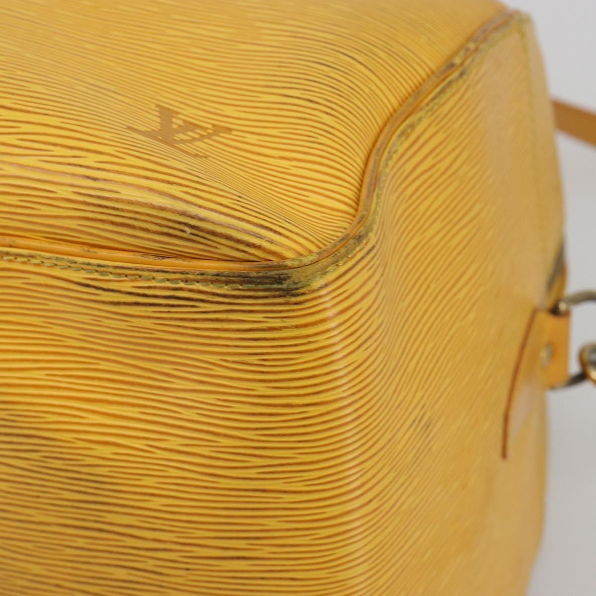 LOUIS VUITTON Epi Kendall PM Boston Bag SPO Yellow LV Auth 191778A