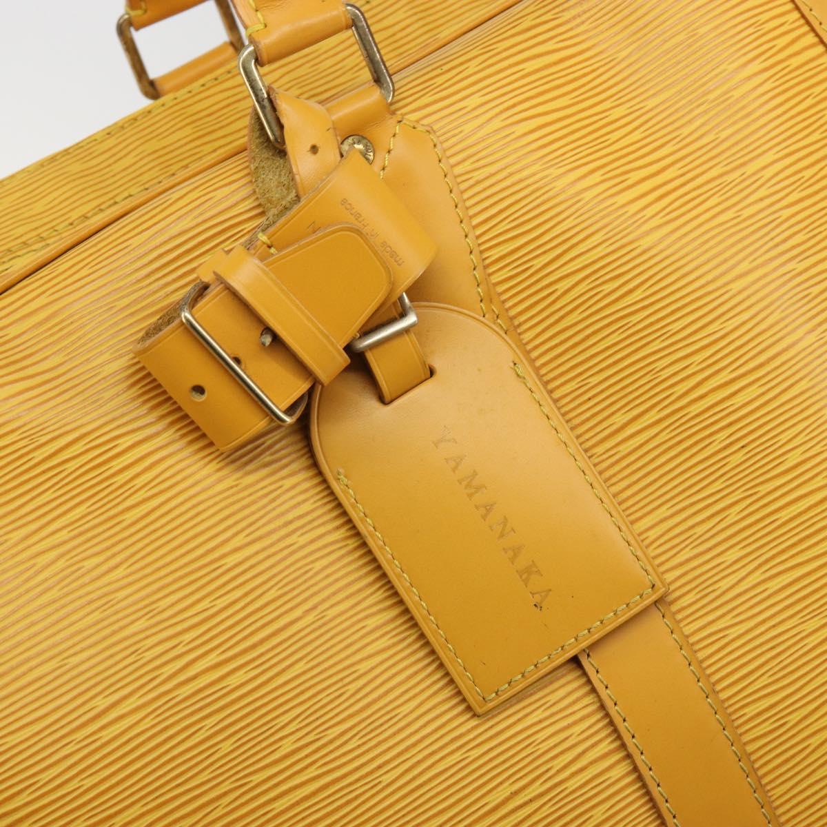 LOUIS VUITTON Epi Kendall PM Boston Bag SPO Yellow LV Auth 191778A