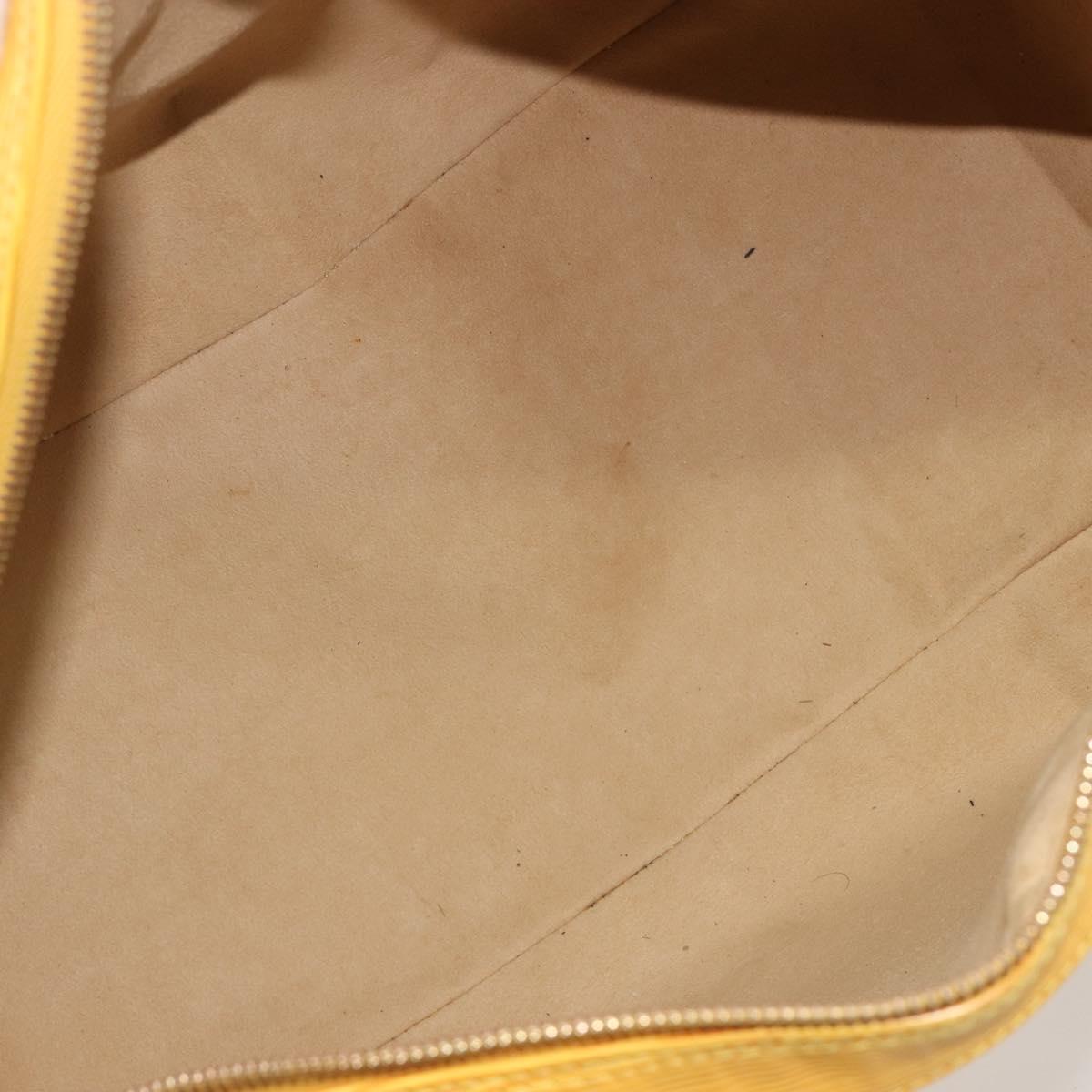 LOUIS VUITTON Epi Kendall PM Boston Bag SPO Yellow LV Auth 191778A
