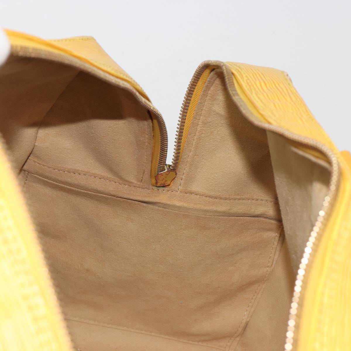 LOUIS VUITTON Epi Kendall PM Boston Bag SPO Yellow LV Auth 191778A