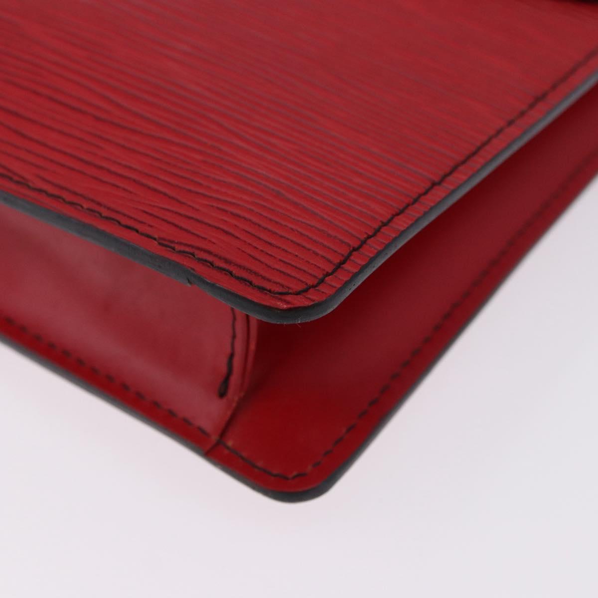 LOUIS VUITTON Epi Montaigne 27 Clutch Bag Red M52657 LV Auth 191784A