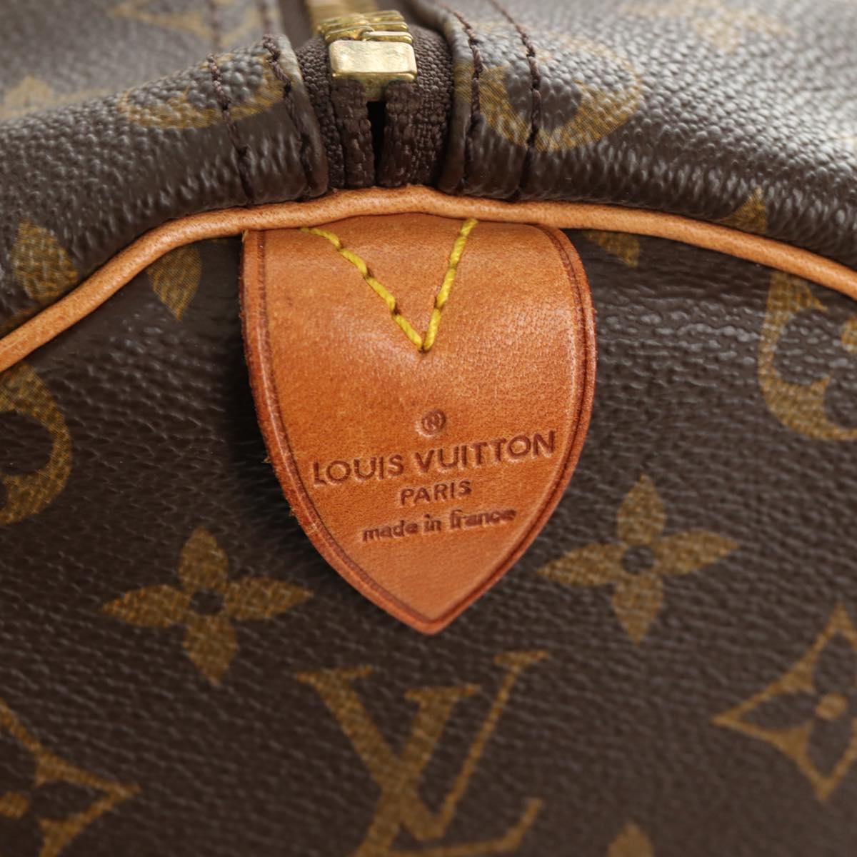 LOUIS VUITTON Monogram Keepall 50 Boston Bag M41426 LV Auth 191786V