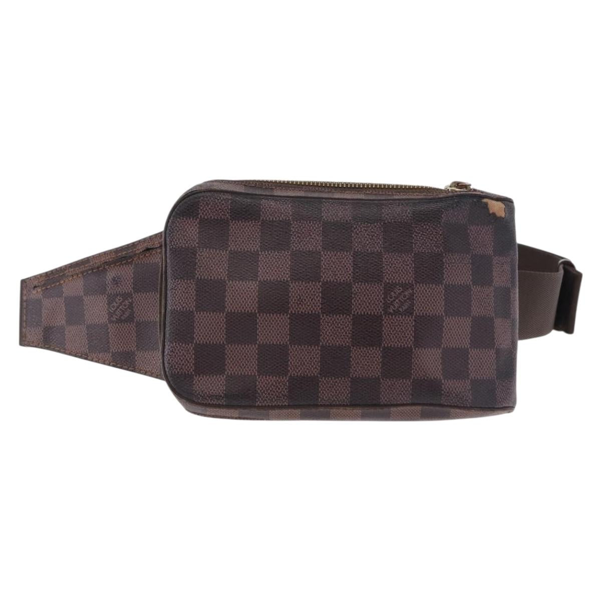 LOUIS VUITTON Damier Ebene Geronimos Shoulder Bag N51994 LV Auth 191787
