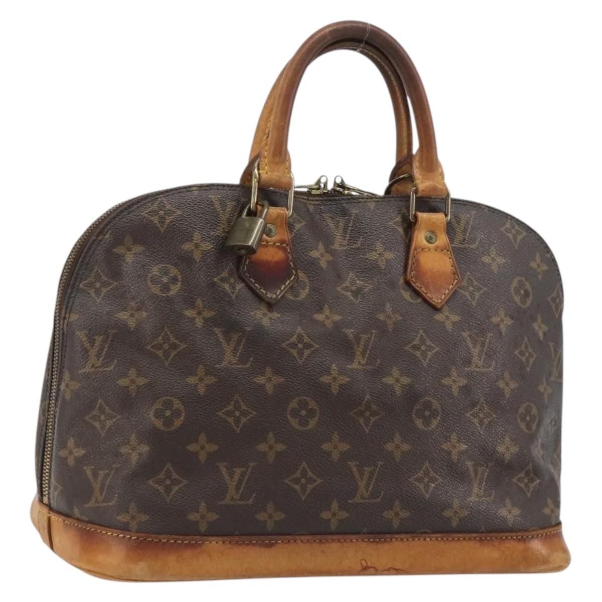 LOUIS VUITTON Monogram Alma Hand Bag M51130 LV Auth 191789