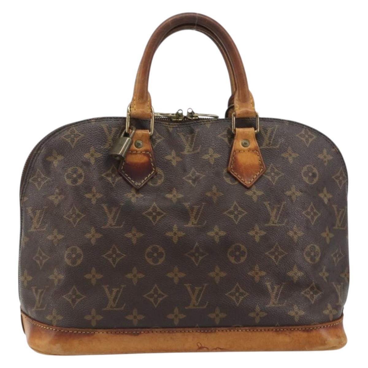 LOUIS VUITTON Monogram Alma Hand Bag M51130 LV Auth 191789