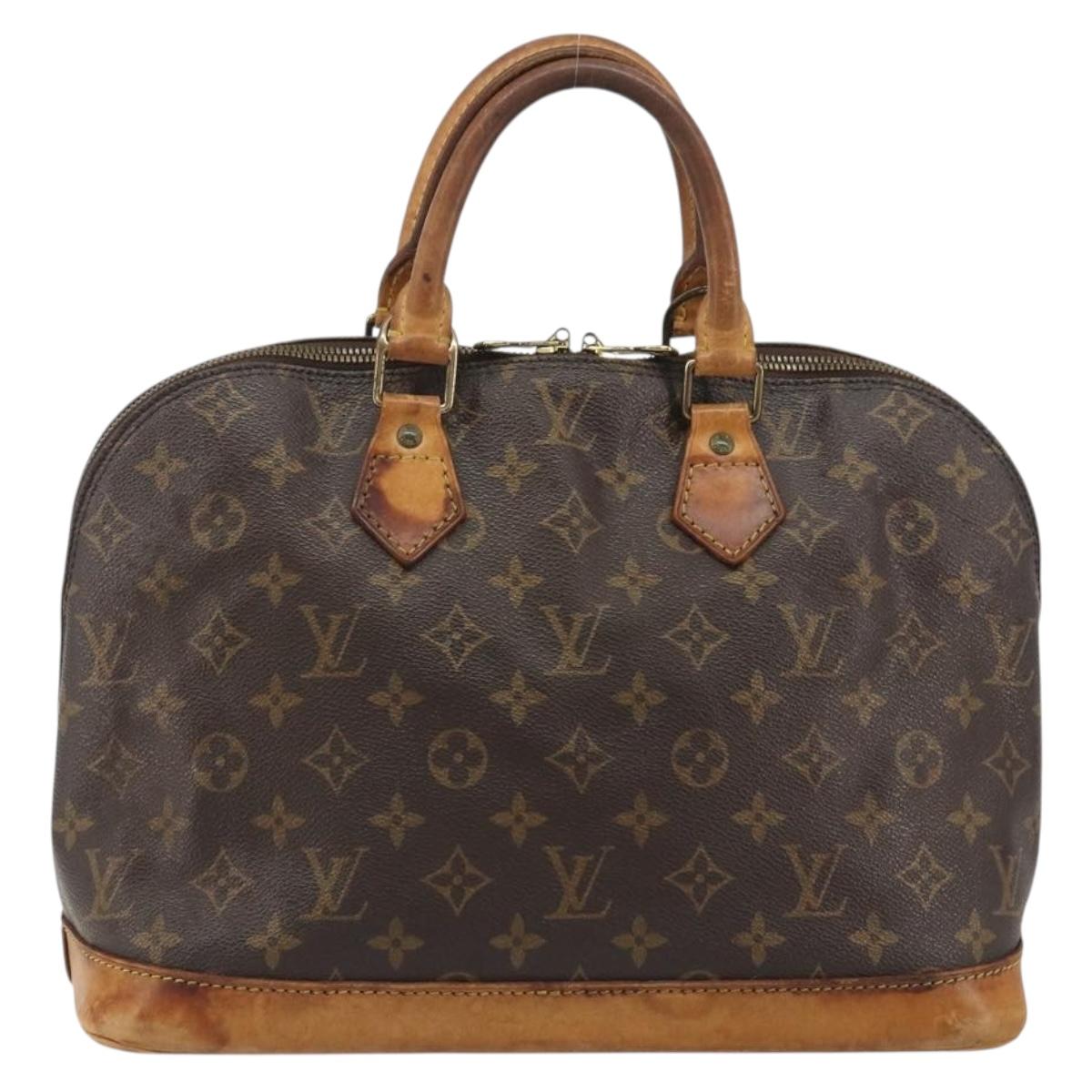 LOUIS VUITTON Monogram Alma Hand Bag M51130 LV Auth 191789