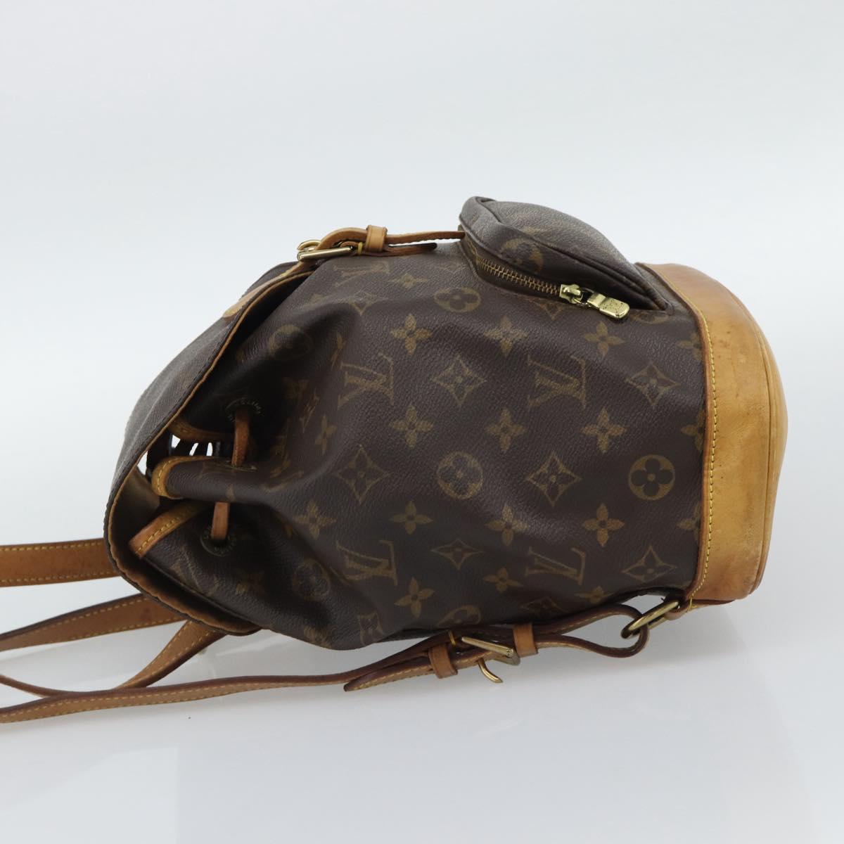 LOUIS VUITTON Monogram Montsouris MM Backpack M51136 LV Auth 191792