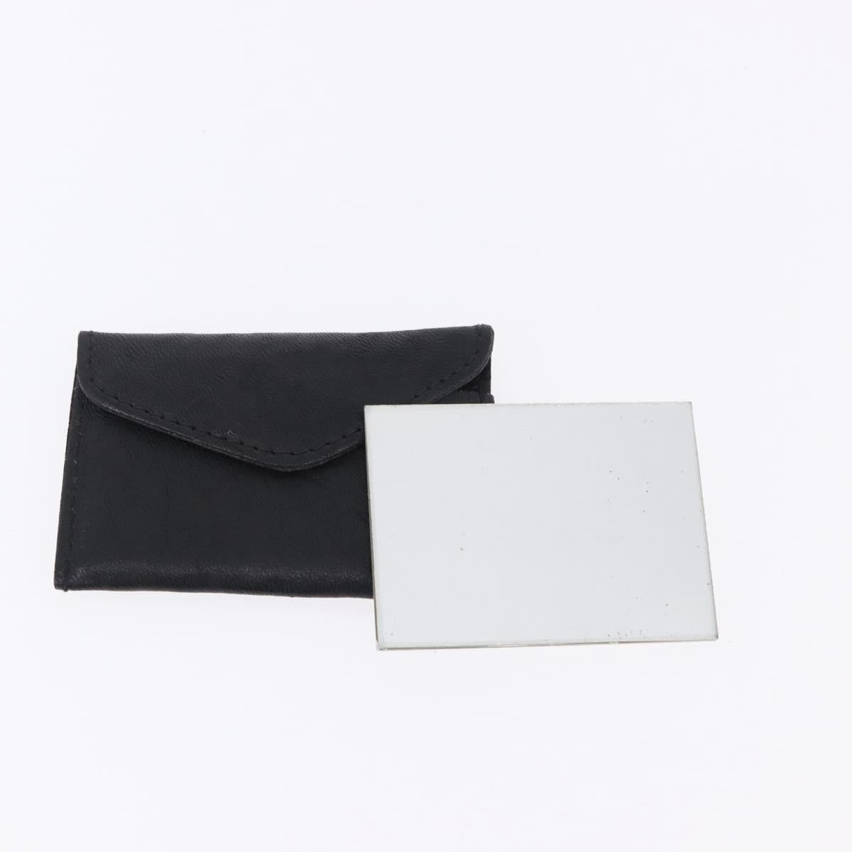 CELINE Horse Carriage Shoulder Bag Leather Black Auth 191795