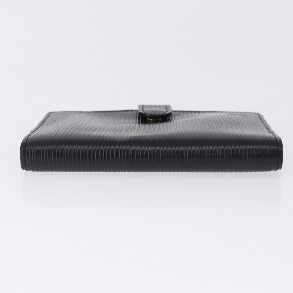 LOUIS VUITTON Epi Agenda PM Day Planner Cover Black R20052 LV Auth 191796