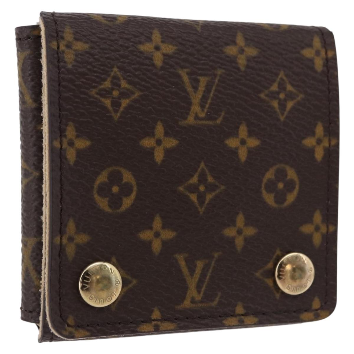 LOUIS VUITTON Monogram Jewelry Accessory Case LV Auth 191798V