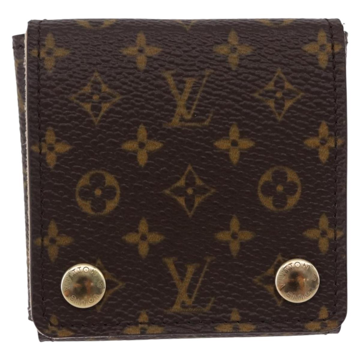 LOUIS VUITTON Monogram Jewelry Accessory Case LV Auth 191798V