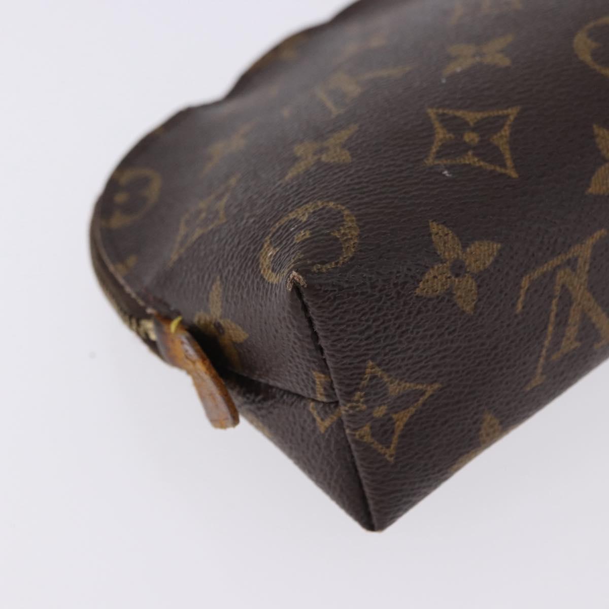 LOUIS VUITTON Monogram Pochette Cosmetic PM Cosmetic Pouch M47515 LV Auth 191802